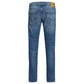 Blue Cotton Skinny Jeans