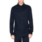 Blue Cotton Dress Shirt
