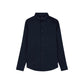 Blue Cotton Dress Shirt