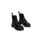 Black Leather Ankle Boots