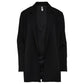 Black Polyester Blazer