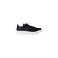 Black Leather Low Top Sneakers
