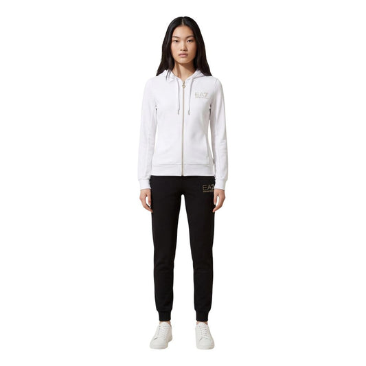 Black And White Polyester Tracksuit