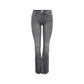 Gray Cotton Skinny Jeans