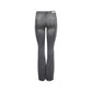 Gray Cotton Skinny Jeans