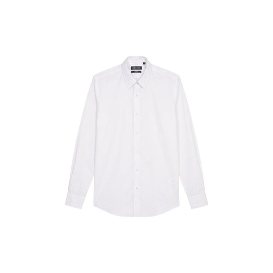 White Cotton Dress Shirt