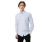 Blue Cotton Dress Shirt