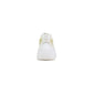 White Polyester Chunky Sneakers