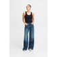 Blue Cotton Bootcut Jeans