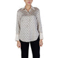 Beige Polyester Blouse