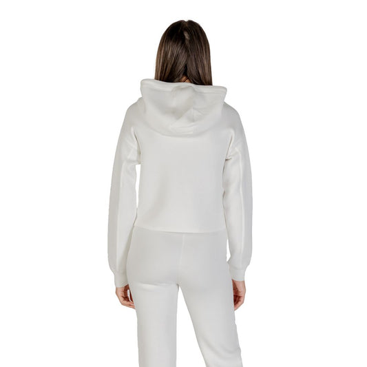 Cream Viscose Hoodie