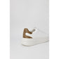 White Polyethylene Low Top Sneakers
