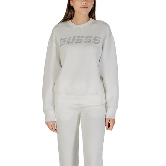 Cream Viscose Sweatshirt