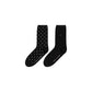 Black And White Cotton Socks