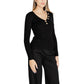 Black Viscose Sweatshirt