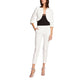 White Polyester Sleeveless Jacket