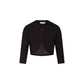 Black Polyester Biker Jacket