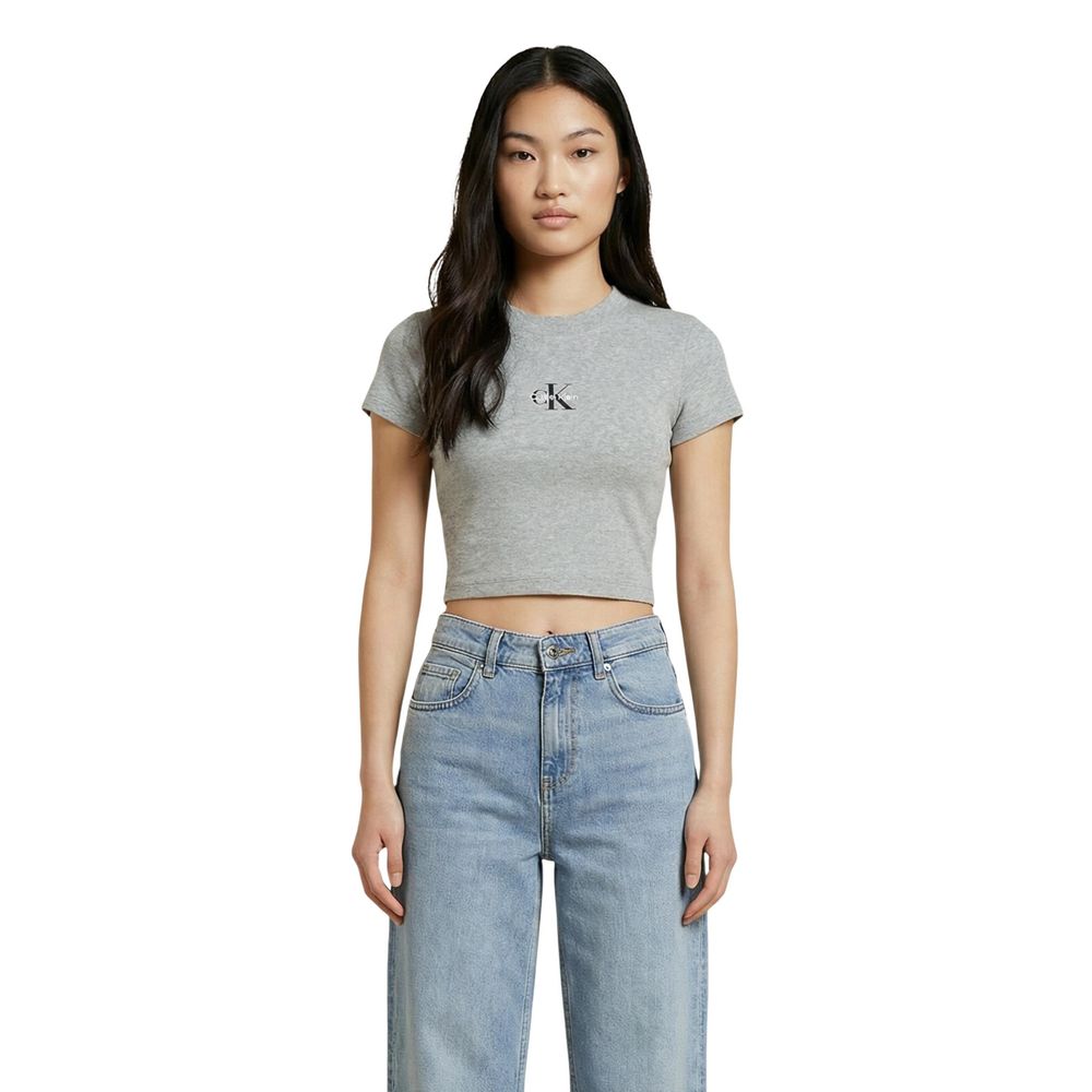 Gray Cotton T-Shirt