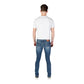 Blue Cotton Skinny Jeans