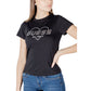 Black Cotton T-Shirt