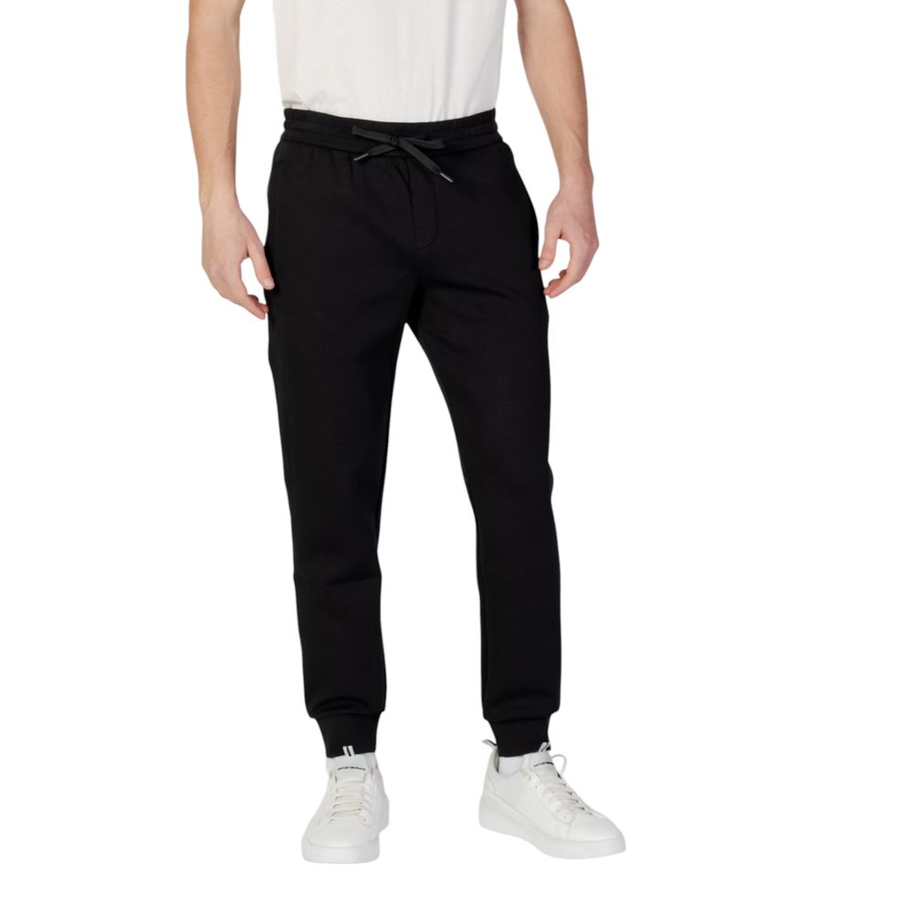 Black Cotton Joggers (Workout Pants)
