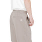 Brown Cotton Bermuda Shorts