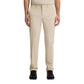 Beige Polyester Skinny Pants