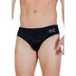 Bicolor Polyester Swim Briefs