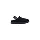 Black Recycled Polyester Platform Pumps
