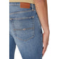 Blue Recycled Cotton Skinny Jeans