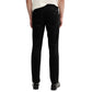 Black Cotton Casual Pants