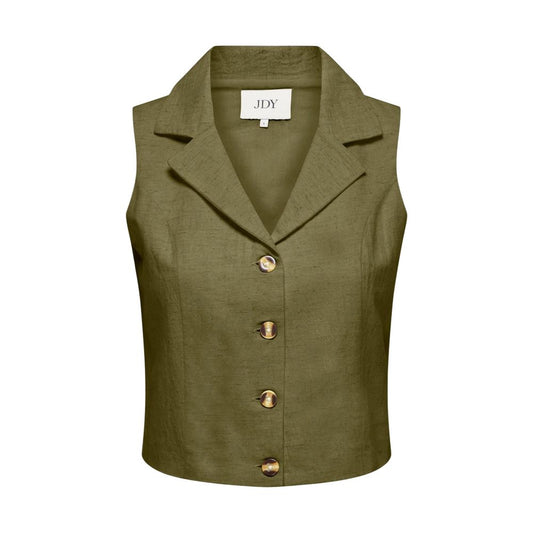 Green Cotton Waistcoat