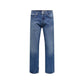 Blue Cotton Relaxed Fit Jeans