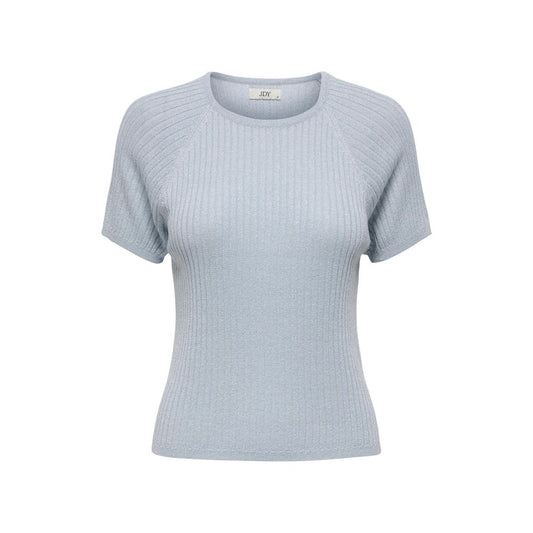 Blue Viscose T-Shirt