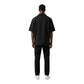 Black Cotton Shortsleeve Shirt
