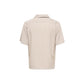 Beige Tencel Shortsleeve Shirt