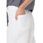 White Cotton Flared Pants