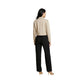 Beige Polyester Leather Jacket