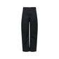 Black Cotton Casual Pants