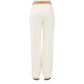 Cream Cotton Joggers (Workout Pants)