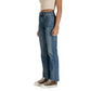 Blue Cotton Mom Jeans
