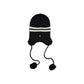 Black And White Recycled Wool Cap (Baseball Hat)