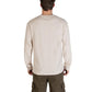 Beige Recycled Cotton Long Sleeve T-Shirt
