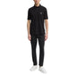 Black Cotton Polo Shirt