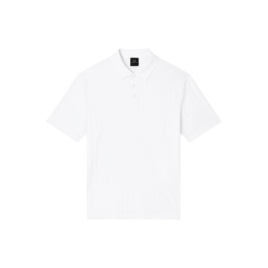 White Cotton Polo Shirt