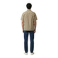 Beige Cotton Shortsleeve Shirt