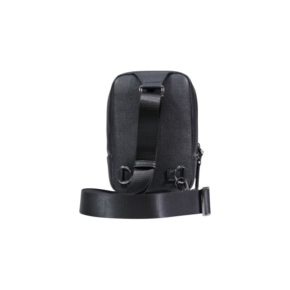 Black Polyester Backpack