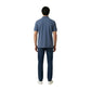 Blue Cotton Polo Shirt