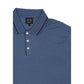 Blue Cotton Polo Shirt