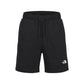 Black Cotton Bermuda Shorts